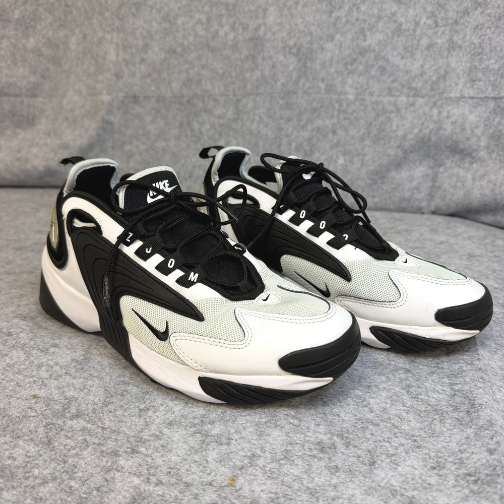 Nike Zoom 2K White Black Womens Running Shoes AO0354-100 Sneaker